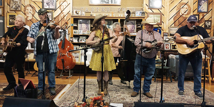 Crooked Road Ramblers, an old-time band from SWVA perfoming live at the Carter Family Music Center